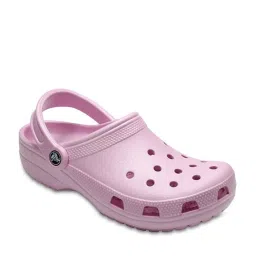 Crocs Unisex Classic Pink Back Strap Clogs image 1