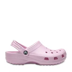 Crocs Unisex Classic Pink Back Strap Clogs image 2