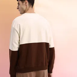 HRX by Hrithik Roshan Colourblocked Relaxed Fit Sweatshirt image 4