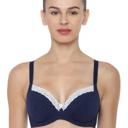 Triumph Beauty-Full 111 Style Wireless Padded Polka Dots Full Coverage Support Big-Cup Bra image 1