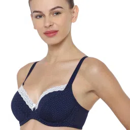 Triumph Beauty-Full 111 Style Wireless Padded Polka Dots Full Coverage Support Big-Cup Bra image 3