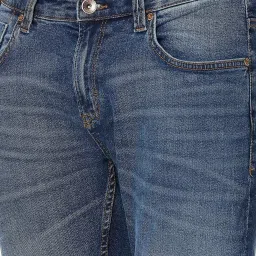 Spykar Dark Blue Slim Fit Low Rise Jeans image 4