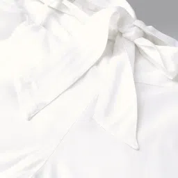 Idalia White Mid Rise Palazzos image 5