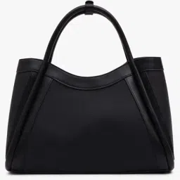 Kazo Black Sylvie Medium Leather Satchel image 3