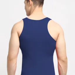 Friskers Multi Cotton Slim Fit Vest - Pack of 2 image 3