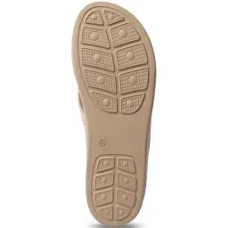 Carlton London Women's Gold Flip Flops image 5