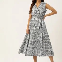 FERANOID Floral Print Midi Dress image 1