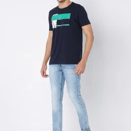 Spykar Light Blue Slim Fit Low Rise Jeans image 5