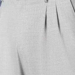Louis Philippe Grey Regular Fit Trousers image 4