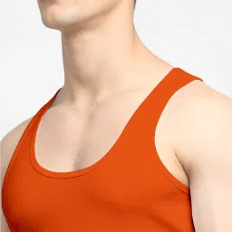 Friskers Multi Cotton Slim Fit Vest - Pack of 2 image 4