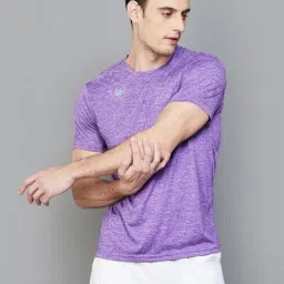 KAPPA Purple Regular Fit Sports T-Shirt-image-0