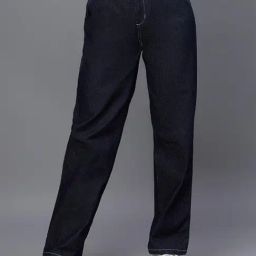 Kotty Blue Straight Fit High Rise Jeans-picture-2