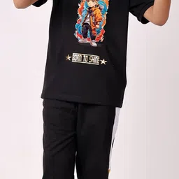 FITIN OUTFIT Boys Printed T-shirt with Trousers image 5