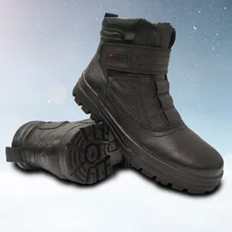 TSF Men Black Solid Boots-picture-40