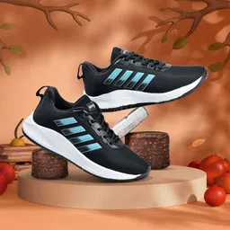 COOPERWINGS Men Mesh Lace-Ups Running Non-Marking Shoes-picture-10