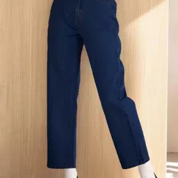 LINARIA Women Classic Relaxed Fit Mid-Rise Jeans-image-15