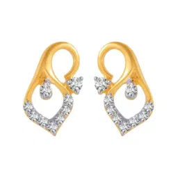 P.C. Chandra Jewellers 18 kt Gold & Diamond Earrings-picture-14