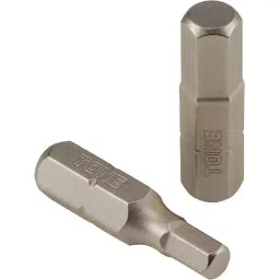 TONE Hexagon Bit 3 mm Hex Size Across Flates, BTH3S (Set of 5 Pcs)-image-57
