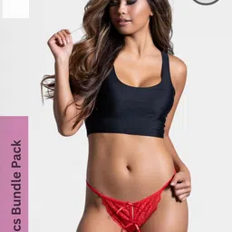 ZERJAMA Women Red Briefs-image-83