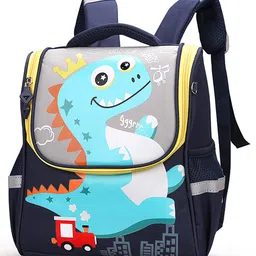 SYGA Kids, Backpack Cartoon Cute Little Dinosaur Schoolbag Height 11.8 Inches (Sky Blue)-image-68