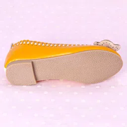 Babyoye Slip on Bellies With Bow Applique - Brown image 5