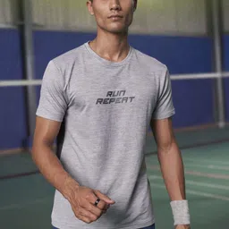 Fit Monkey Men Typography Colourblocked Dri-FIT T-shirt-picture-58