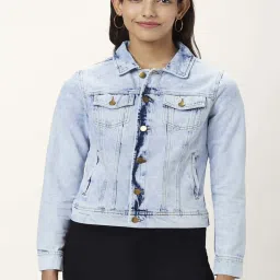 Honey by Pantaloons Blue Regular Fit Jacket image 1