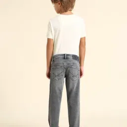 U.S. Polo Assn. Kids Grey Relaxed Fit Jeans image 2