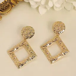 Sohi goldplated drop earrings earrings-picture-33
