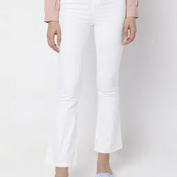 Vero Moda White High Rise Jeans image 1