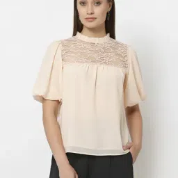 Gipsy Pink Polyester Regular Fit Top-picture-32