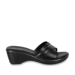 Walkway Women's Black Casual Wedges image 1