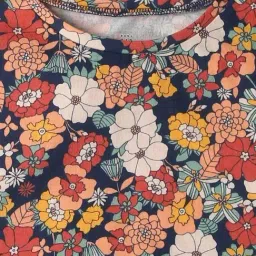 GAP Girls Multi Color Cotton Floral Top image 3