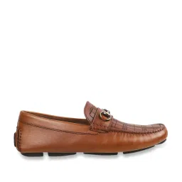 J. Fontini by Mochi Men's Tan Casual Loafers image 1