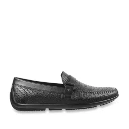 J. Fontini by Mochi Men's Black Casual Loafers image 1