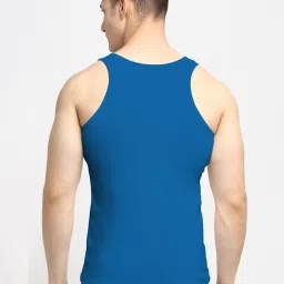 Friskers Multi Cotton Slim Fit Vest - Pack of 2 image 3