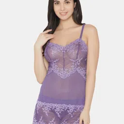 Wacoal Lilac Lace Work Chemise image 1