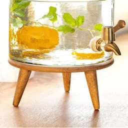 ellementry Brown Wooden Multipurpose Stand - Set of 1 image 1