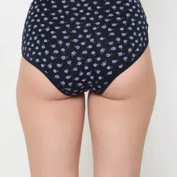 Clovia Multicolor Floral Print Hipster Panty (Pack of 3) image 4