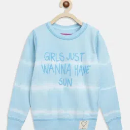 Tales & Stories Kids Blue Printed Full Sleeves Sweatshirt-picture-30