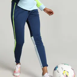 Puma Blue Color-Block Football Training Pants image 1