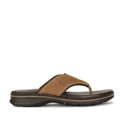 Hush Puppies by Bata Men's Tan Thong Sandals image 1