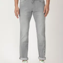 Wrangler Skanders Light Grey Slim Fit Low Rise Jeans image 1