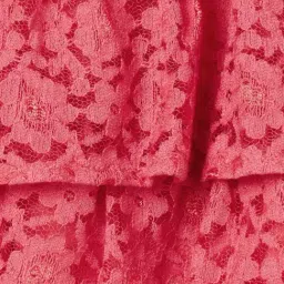 Juniors by Lifestyle Girls Pink Cotton Embroidered Top image 4