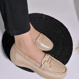 Shoetopia Women's Beige Boat Shoes-picture-37