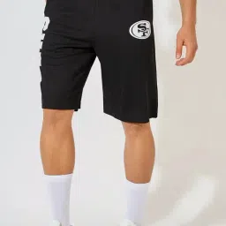 Styli Black Oversized Printed Co-Ord Set image 3