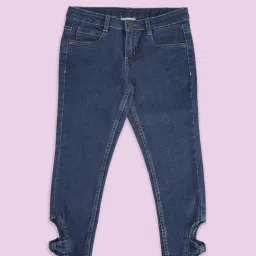 Pantaloons Junior Kids Blue Cotton Regular Fit Jeans image 1