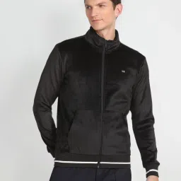 Arrow Sport Black Regular Fit Sweatshirt image 1