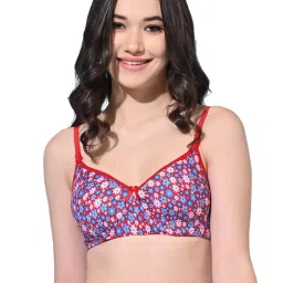 FIMS Red Printed Bra image 1
