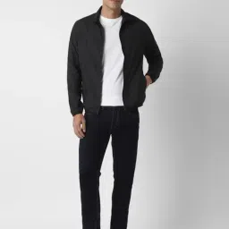 Peter England Black Regular Fit Jacket image 5